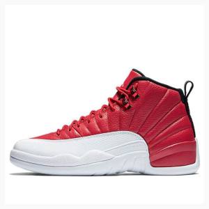 Air Jordan 12 Barbati Nike Retro Gym Ghete Baschet Rosii Albi | JD-573BK