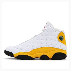 Air Jordan 13 Barbati Nike Retro Del Sol Ghete Baschet Albi Galbeni | JD-529RV