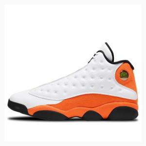 Air Jordan 13 Barbati Nike Retro Starfish Ghete Baschet Albi Portocalii | JD-234FZ