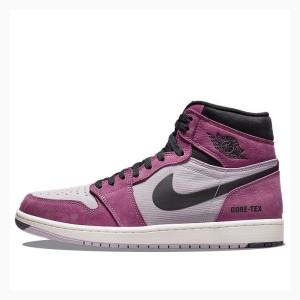 Air Jordan 1 Barbati Nike Element Gore-Tex Light Berry Ghete Baschet Violet | JD-538LN