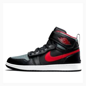 Air Jordan 1 Barbati Nike FlyEase Ghete Baschet Negrii | JD-714UN