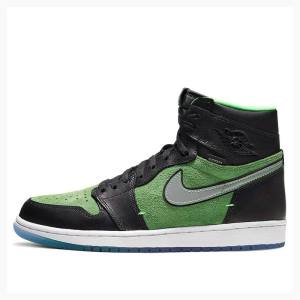 Air Jordan 1 Barbati Nike HI Zoom Air Rage Ghete Baschet Verzi Negrii | JD-458QI