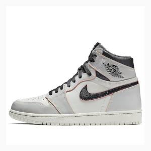 Air Jordan 1 Barbati Nike High OG Defiant SB - NYC To Paris Ghete Baschet Albi Negrii Gri | JD-874LR