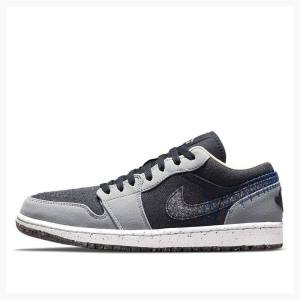 Air Jordan 1 Barbati Nike Low SE Crater Adidași Gri Negrii | JD-408YM