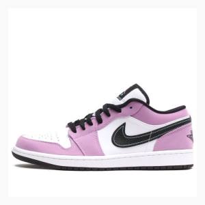 Air Jordan 1 Barbati Nike Low SE 'Light Purple' Adidași Violet Negrii | JD-035MJ