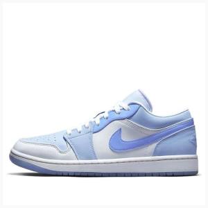 Air Jordan 1 Barbati Nike Low SE Mighty Swooshers Adidași Albastri Negrii | JD-203JC