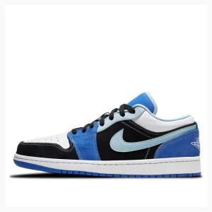 Air Jordan 1 Barbati Nike Low SE 'Racer Blue' Adidași Negrii Albastri | JD-391LD