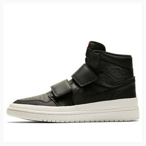 Air Jordan 1 Barbati Nike RE HI Double STRP Sail Ghete Baschet Negrii | JD-038BR