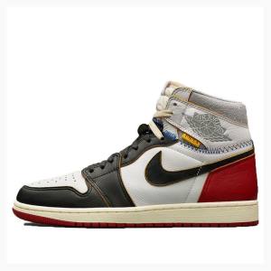 Air Jordan 1 Barbati Nike Retro HI NRG UN Union x Air Jordan Colectie Ghete Baschet Negrii Rosii | JD-473IB