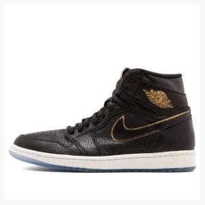 Air Jordan 1 Barbati Nike Retro High OG City of Flight Ghete Baschet Negrii | JD-062HX