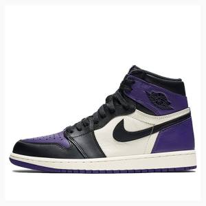 Air Jordan 1 Barbati Nike Retro High OG Court Ghete Baschet Violet | JD-072NF