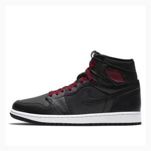 Air Jordan 1 Barbati Nike Retro High OG Satin Gym Ghete Baschet Negrii Rosii | JD-316EP