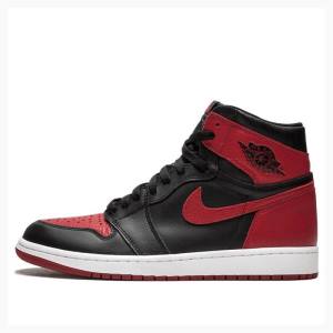 Air Jordan 1 Barbati Nike Retro High OG Banned Ghete Baschet Rosii Negrii | JD-468RA