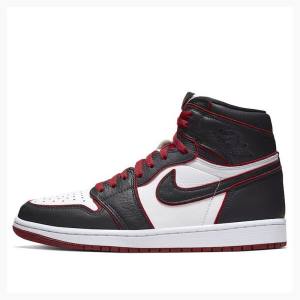 Air Jordan 1 Barbati Nike Retro High OG Ghete Baschet Negrii Albi Rosii | JD-543OX