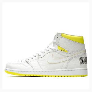 Air Jordan 1 Barbati Nike Retro High OG First Class Flight Ghete Baschet Albi Galbeni | JD-942DI