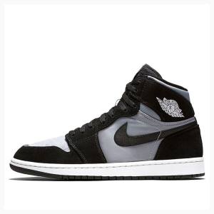 Air Jordan 1 Barbati Nike Retro High PREM Ghete Baschet Gri Negrii | JD-804BE