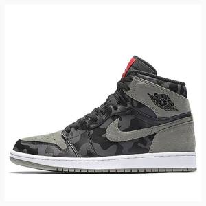 Air Jordan 1 Barbati Nike Retro High PRM Shadow Camo Ghete Baschet Colorati | JD-104SU