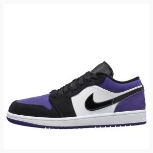 Air Jordan 1 Barbati Nike Retro Low Court Adidași Violet | JD-641GF