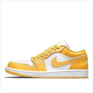 Air Jordan 1 Barbati Nike Retro Low Pollen Adidași Galbeni | JD-624NH