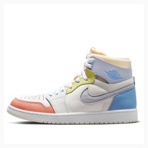 Air Jordan 1 Barbati Nike Zoom Air CMFT To My First Coach Ghete Baschet Albi Albastri Rosii | JD-594MH