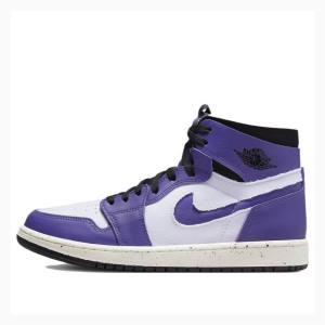 Air Jordan 1 Barbati Nike Zoom Air CMFT Dark Iris Ghete Baschet Violet | JD-982IE