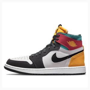 Air Jordan 1 Barbati Nike Zoom CMFT Red Aqua Gold Ghete Baschet Colorati | JD-301FC