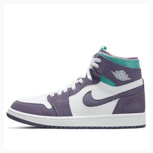 Air Jordan 1 Barbati Nike Zoom Confort Tropical Twist Ghete Baschet Albi Violet | JD-318MF