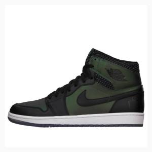 Air Jordan 1 Barbati Nike x SB Skateboard 'Craig Stecyk' Ghete Baschet Negrii Argintii | JD-643PJ