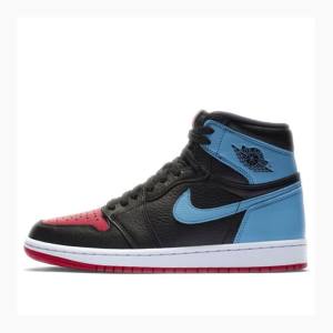 Air Jordan 1 Dama Nike High OG UNC To Chicago Ghete Baschet Negrii Albastri | JD-762WM