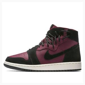 Air Jordan 1 Dama Nike High Rebel XX 'Bordeaux' Phantom Ghete Baschet Negrii Violet | JD-915ZV