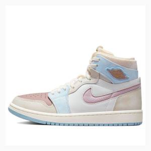 Air Jordan 1 Dama Nike High Zoom Air CMFT Oxford Ghete Baschet Roz | JD-638CS