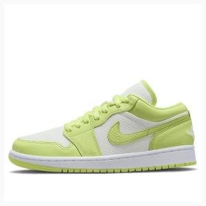 Air Jordan 1 Dama Nike Low Limelight Adidași Verzi | JD-358CE