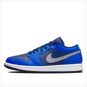 Air Jordan 1 Dama Nike Low-Top Adidași Albastri | JD-748WJ