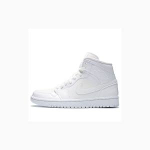 Air Jordan 1 Dama Nike Mid-High Ghete Baschet Albi | JD-814JZ