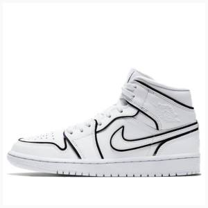 Air Jordan 1 Dama Nike Mid-High SE Ghete Baschet Albi | JD-834OH