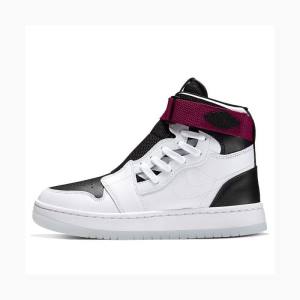 Air Jordan 1 Dama Nike Nova XX Ghete Baschet Albi Negrii Rosii | JD-290RK