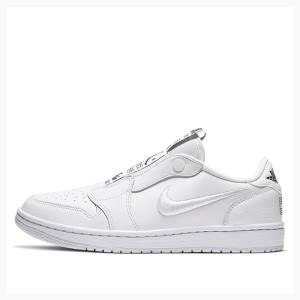 Air Jordan 1 Dama Nike RET Low Slip Adidași Albi | JD-975XP