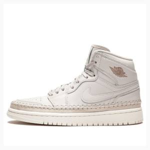 Air Jordan 1 Dama Nike Retro HI PRM Desert Sand Ghete Baschet Bej | JD-504GR