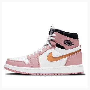 Air Jordan 1 Dama Nike Zoom Air CMFT Glaze Ghete Baschet Roz | JD-832JB