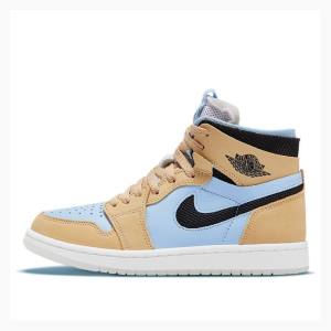 Air Jordan 1 Dama Nike Zoom Air CMFT 'Sesame' Ghete Baschet Albastri Bej | JD-172HV