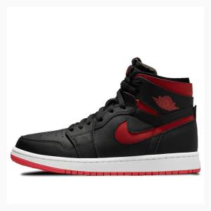 Air Jordan 1 Dama Nike Zoom CMFT Bred Ghete Baschet Negrii Rosii | JD-731CU