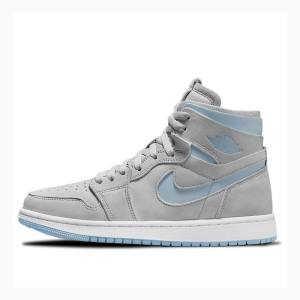 Air Jordan 1 Dama Nike Zoom CMFT Ghete Baschet Gri | JD-295PN