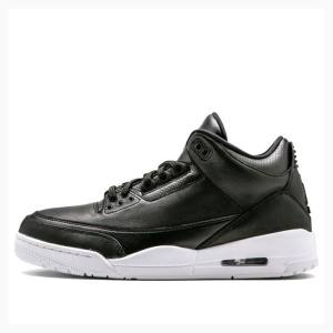 Air Jordan 3 Barbati Nike Retro Cyber Monday Ghete Baschet Albi Negrii | JD-923PA