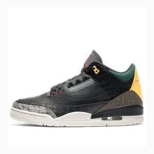 Air Jordan 3 Barbati Nike Retro SE Animal Instinct 2.0 Ghete Baschet Negrii Gri | JD-574QN