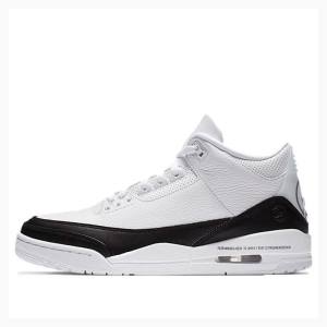 Air Jordan 3 Barbati Nike Retro SP Fragment Ghete Baschet Albi Negrii | JD-453LS