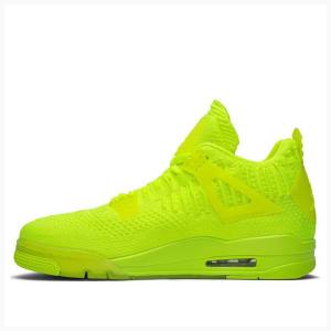 Air Jordan 4 Barbati Nike Flyknit Volt Ghete Baschet Verzi | JD-340YT