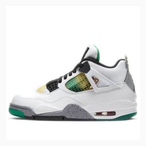 Air Jordan 4 Dama Nike Retro Do The Right Thing Ghete Baschet Albi Verzi | JD-645IQ