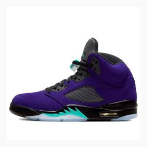 Air Jordan 5 Barbati Nike Retro Alternate Grape Ghete Baschet Violet Negrii | JD-821QC