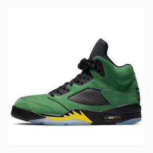 Air Jordan 5 Barbati Nike Retro SE Oregon Ghete Baschet Verzi | JD-261JR