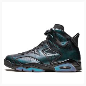 Air Jordan 6 Barbati Nike Retro AS All-Star - Chameleon Ghete Baschet Negrii | JD-687UO